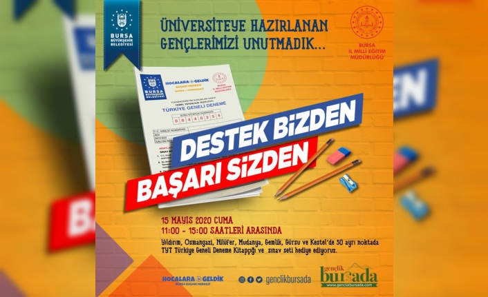 Üniversite adaylarına büyük destek