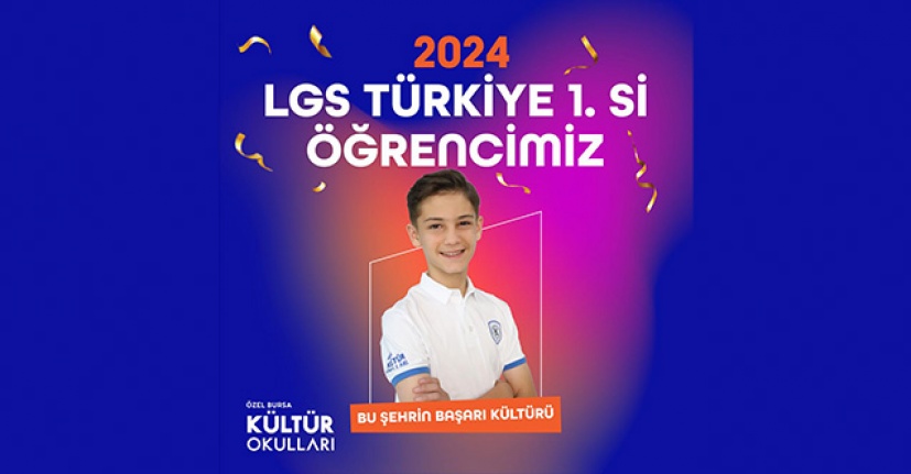 LGS’de Türkiye 1.si Kültür Okulları’ndan