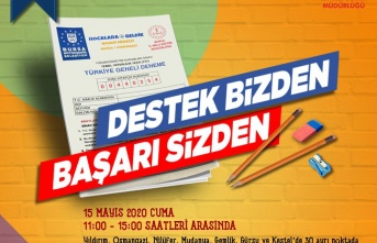 Üniversite adaylarına büyük destek